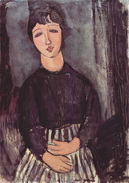 Amedeo Modigliani Portrat einer Zofe China oil painting art